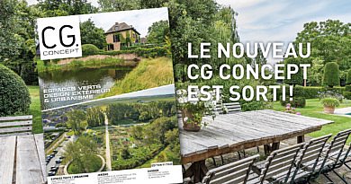 Revue spécialisée espaces verts design extérieur urbanisme jardinage secteur vert professionnels jardins dossier les robots de tonte les tondeuses à rayon de braquage zéro entrepreneur de jardins Johan Scheerens changement climatique annuaire de l'architecture du paysage CG Concept magazine dossier XYTA