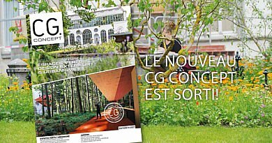 Le nouveau CG Concept est là ! Le premier numéro de 2021. La révue spécialisée sur les espaces verts, le design extérieur et l'urbanisme.