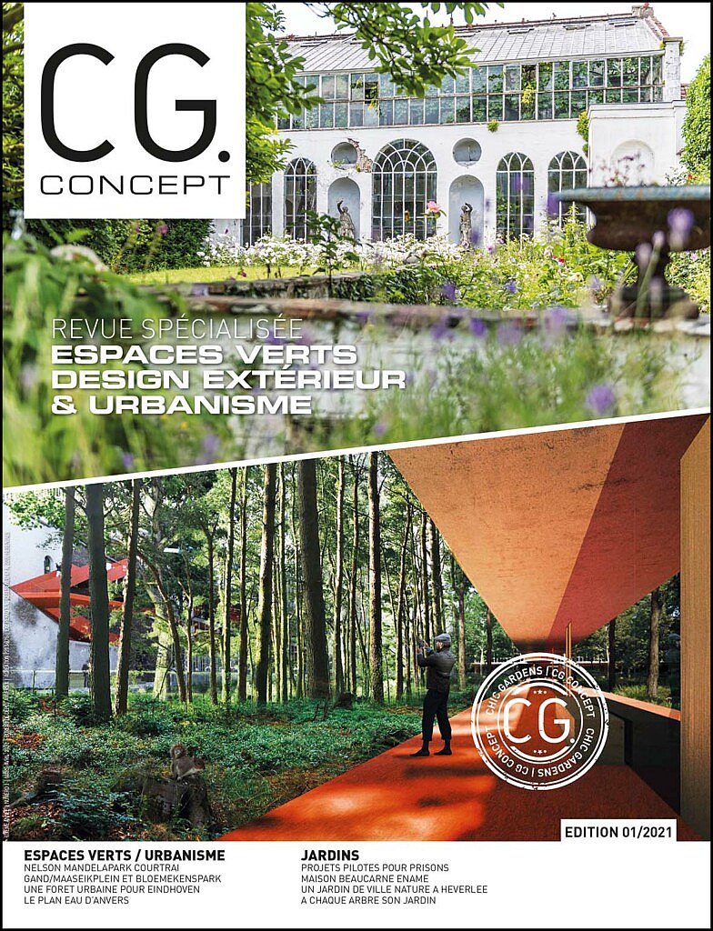 Le nouveau CG Concept est là ! Le premier numéro de 2021. La révue spécialisée sur les espaces verts, le design extérieur et l'urbanisme.