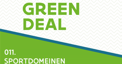 CG CONCEPT revue spécialisée pour le secteur vert: Le Green Deal flamand sur les Domaines sportifs.