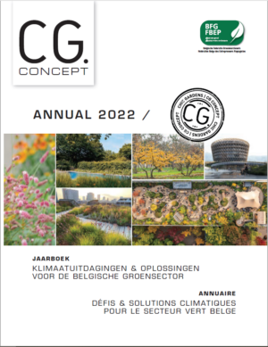 CG Concept Annual 2022 : l'annuaire présente les défis et les solutions climatiques pour le secteur vert belge.