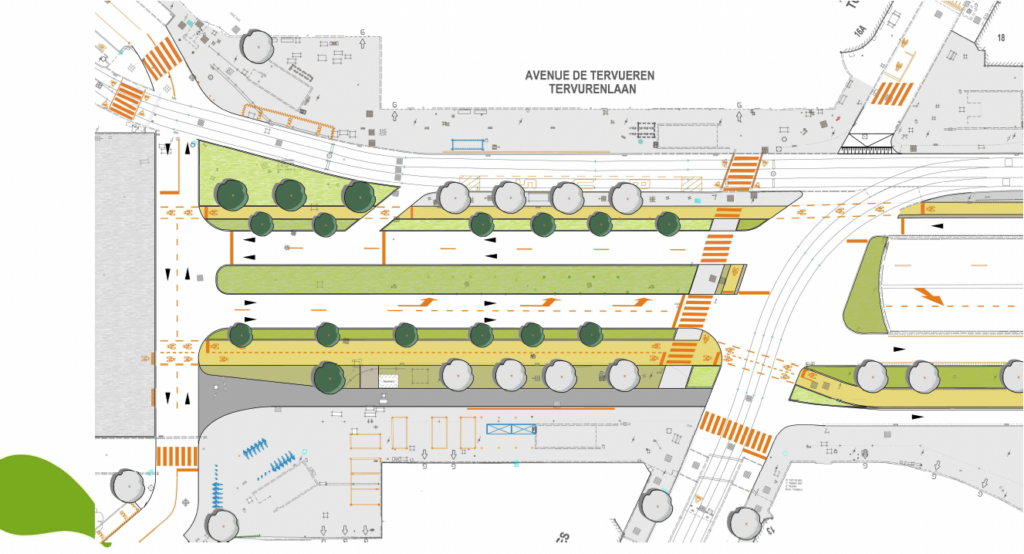 Le réaménagement de l'avenue de Tervuren à Bruxelles