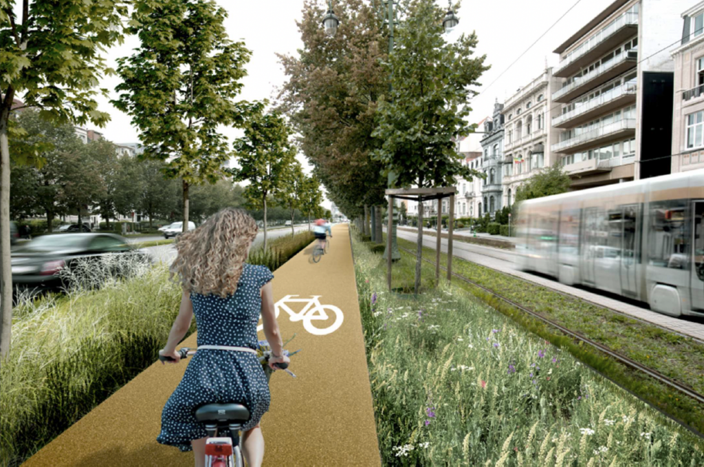 Le réaménagement de l'avenue de Tervuren à Bruxelles