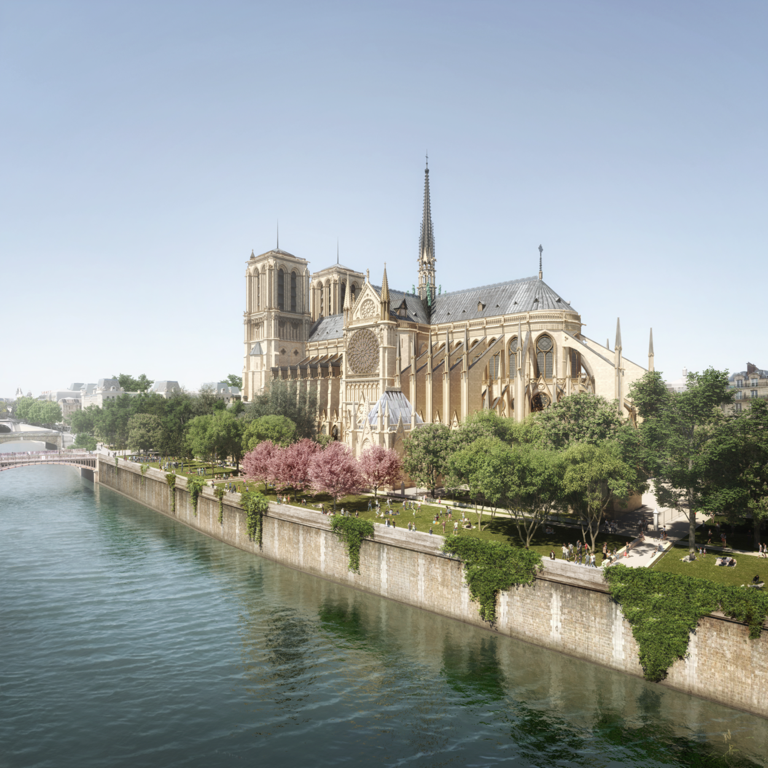 L'architecte paysagiste belge Bas Smets, chargé de l'aménagement du nouvel environnement de Notre-Dame, remporte le principal prix culturel flamand