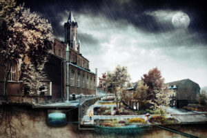 Jardin de l'église de Wetteren : la désimperméabilisation, fondement d'un avenir résilient au changementclimatique