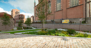 Jardin de l'église de Wetteren : la désimperméabilisation, fondement d'un avenir résilient au changementclimatique