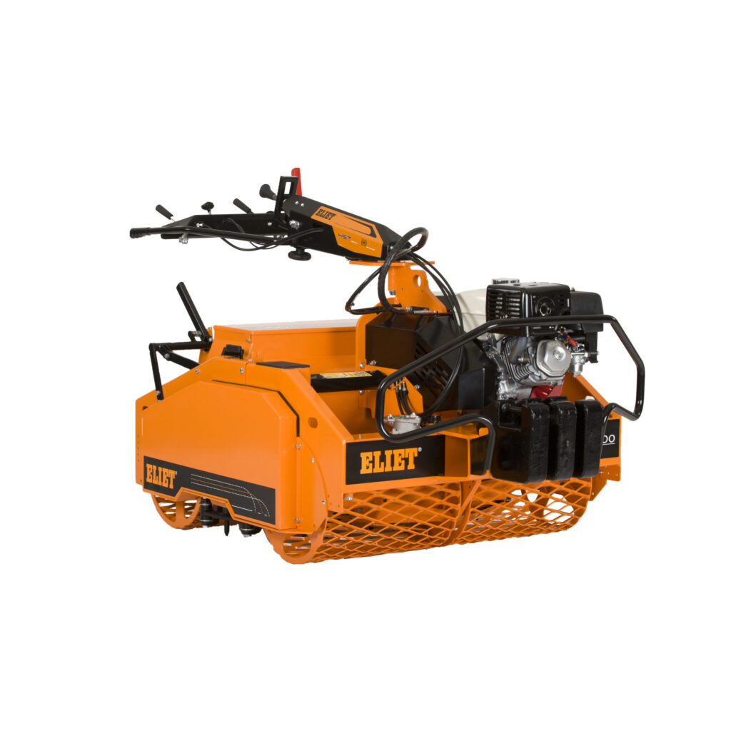 Aménagement et entretien de pelouse avec l’ELIET - GZC 100 & l’ELIET - E600 Compactor