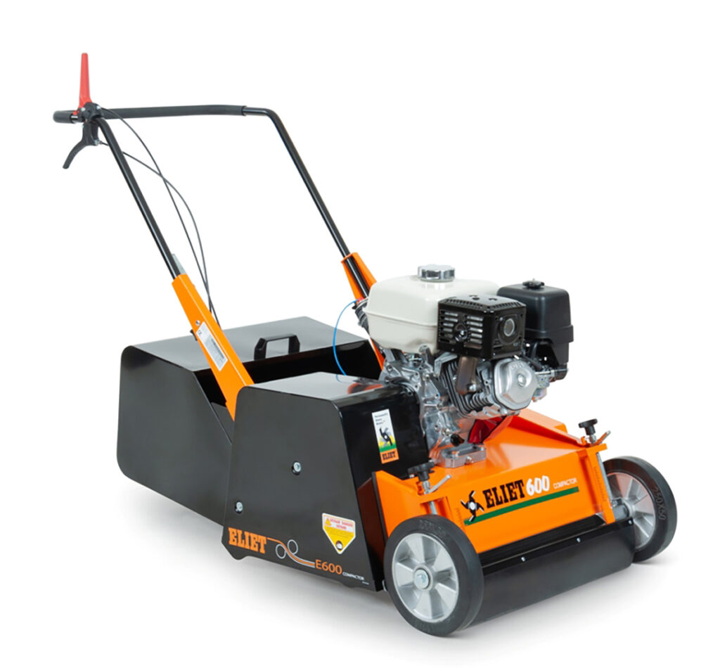Aménagement et entretien de pelouse avec l’ELIET - GZC 100 & l’ELIET - E600 Compactor