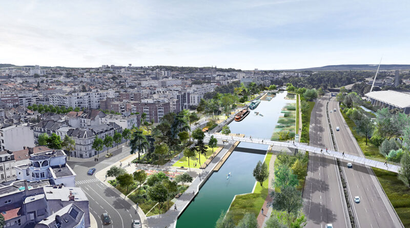 Des quais à l'épicentre : Reims relie la ville à l'eau