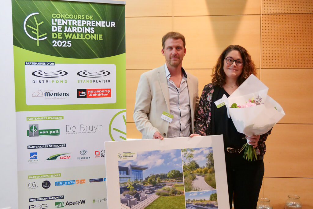 Les lauréats 2025 du Concours de l’Entrepreneur de Jardins de Wallonie