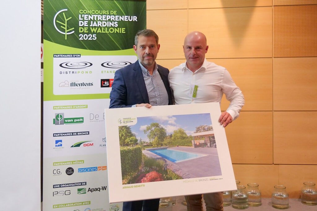 Les lauréats 2025 du Concours de l’Entrepreneur de Jardins de Wallonie