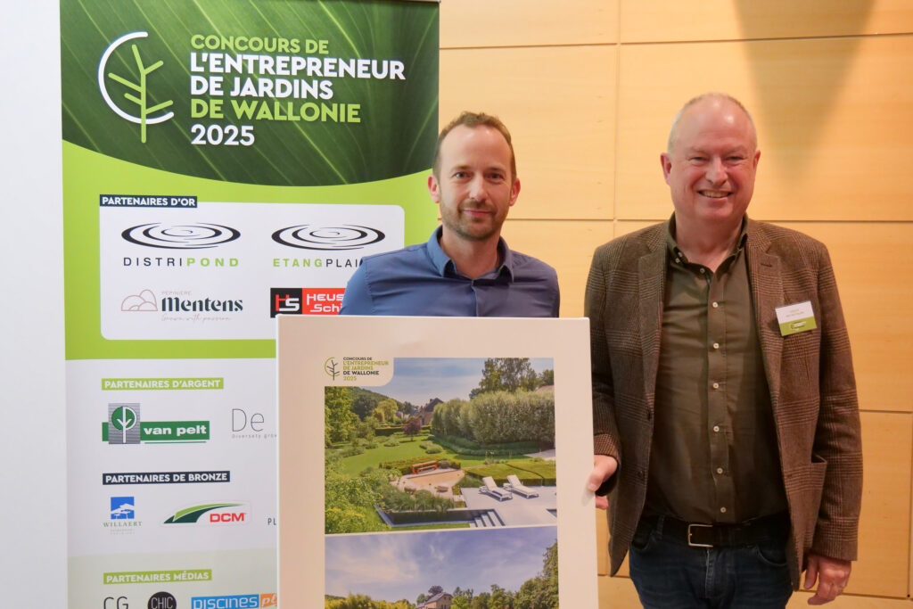Les lauréats 2025 du Concours de l’Entrepreneur de Jardins de Wallonie
