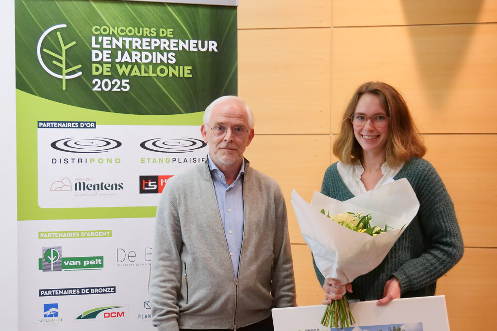 Les lauréats 2025 du Concours de l’Entrepreneur de Jardins de Wallonie