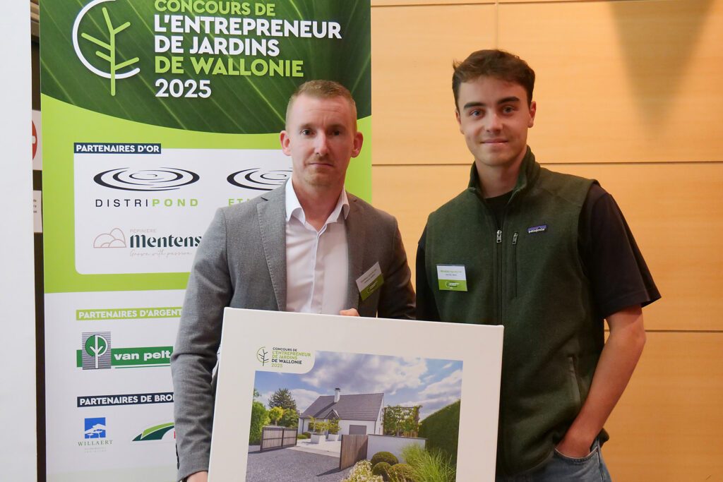 Les lauréats 2025 du Concours de l’Entrepreneur de Jardins de Wallonie