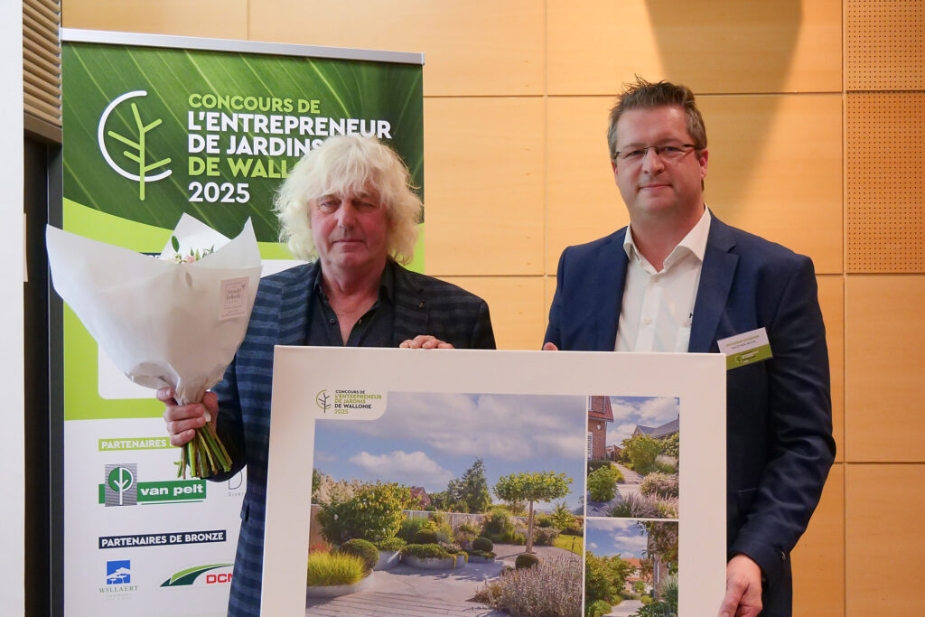 Les lauréats 2025 du Concours de l’Entrepreneur de Jardins de Wallonie