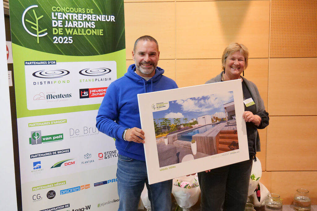 Les lauréats 2025 du Concours de l’Entrepreneur de Jardins de Wallonie