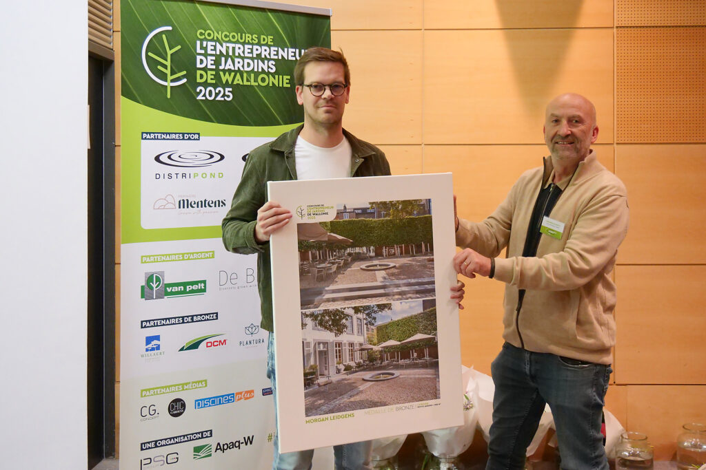 Les lauréats 2025 du Concours de l’Entrepreneur de Jardins de Wallonie