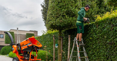 L’élagage et la taille des haies sont des spécialités souvent réservées aux entrepreneurs de jardins. Elles constituent l’une des activités principales du métier et, avec la tonte, couvrent presque tout l’entretien des espaces verts. La taille génère toujours un grand volume de déchets. Pour les jardiniers professionnels, ces déchets de taille représentent un défi auquel ils doivent trouver une solution efficace. Très souvent, ces résidus sont évacués. Autrefois, ils finissaient sur le bûcher, plus tard au parc à conteneurs.