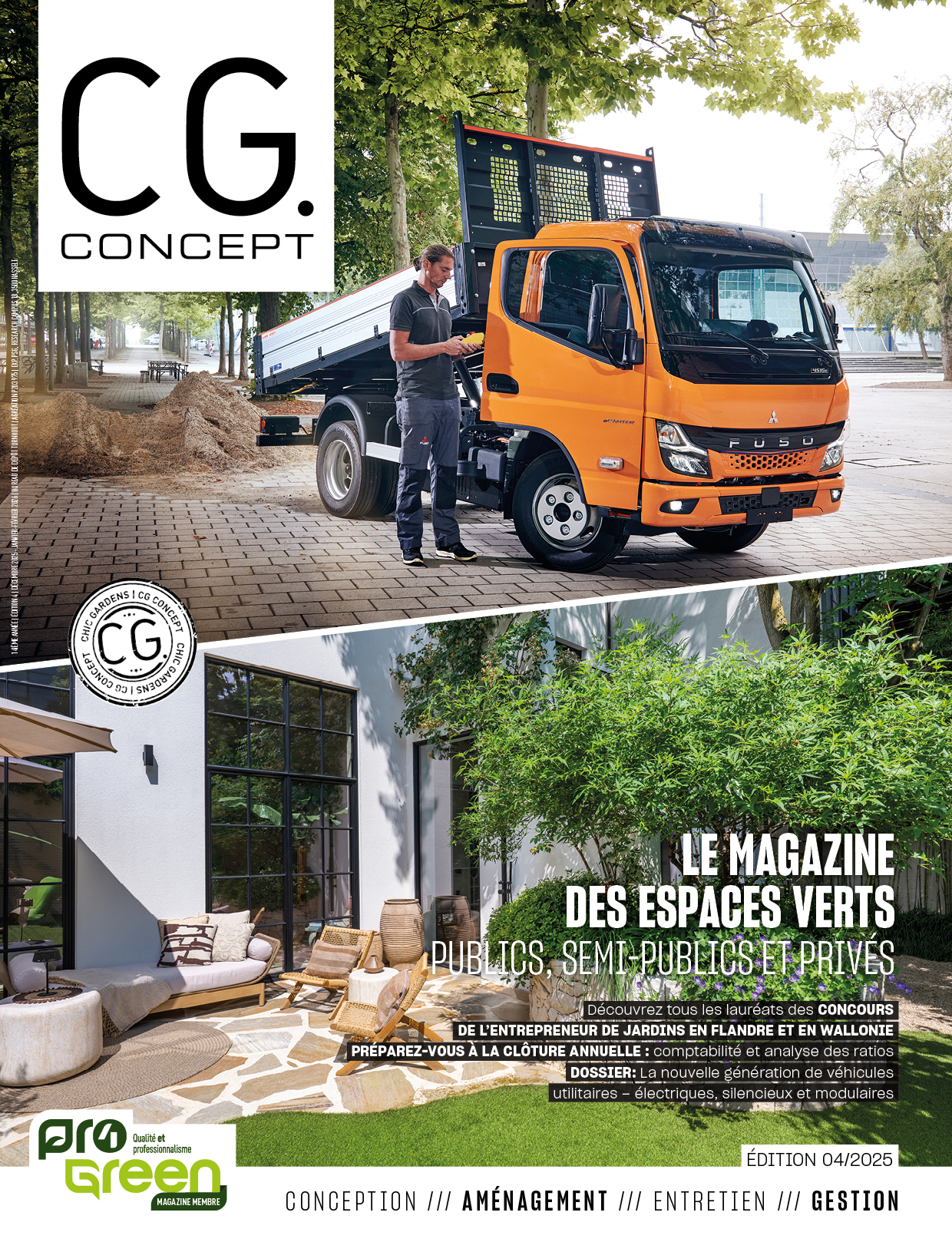 La nouvelle édition hivernale de CG Concept est arrivée ! Avec le numéro de décembre-janvier-février, nous clôturons l’année 2025 en beauté et nous entamons 2026 avec une vision résolument verte.