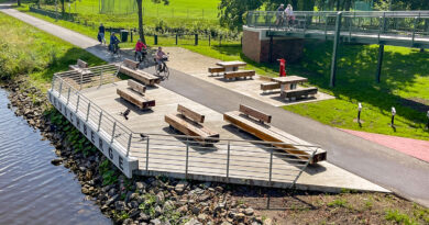 Nature, espace et mobilité se retrouvent sur les berges ducanal Dortmund-Ems
