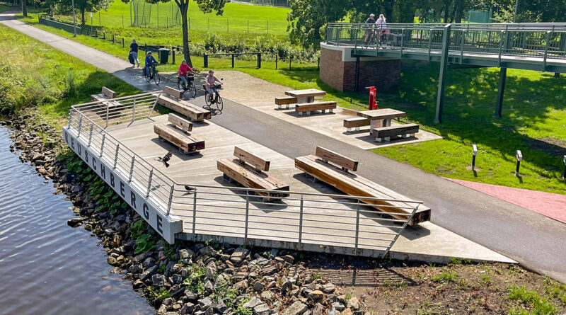 Nature, espace et mobilité se retrouvent sur les berges ducanal Dortmund-Ems